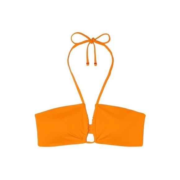 NWT Everlane The String Bandeau Bikini Top Orange Size Medium - Picture 8 of 11